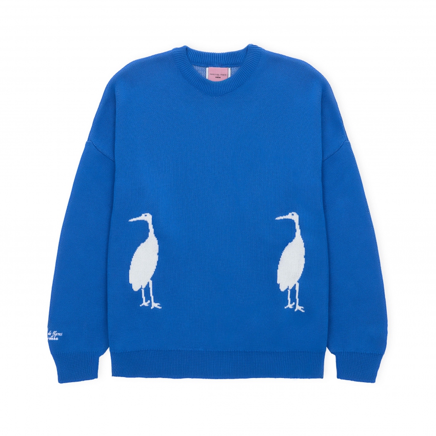 Tsuru (Crane) Pullover “Tomon Hyakka Collection”