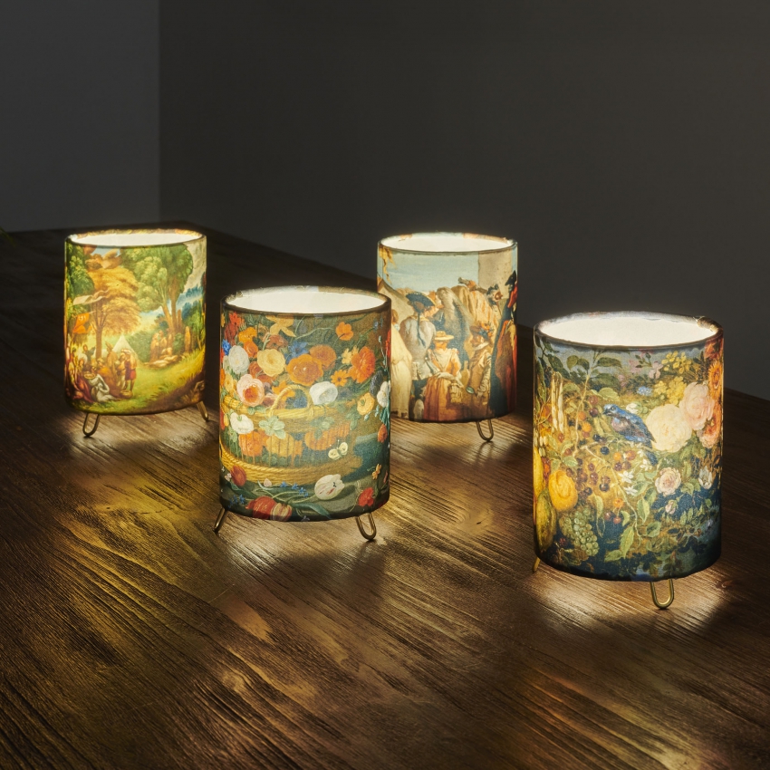 "Floral Still Life" Fireflies Table... "Floral Still Life" Fireflies Table...