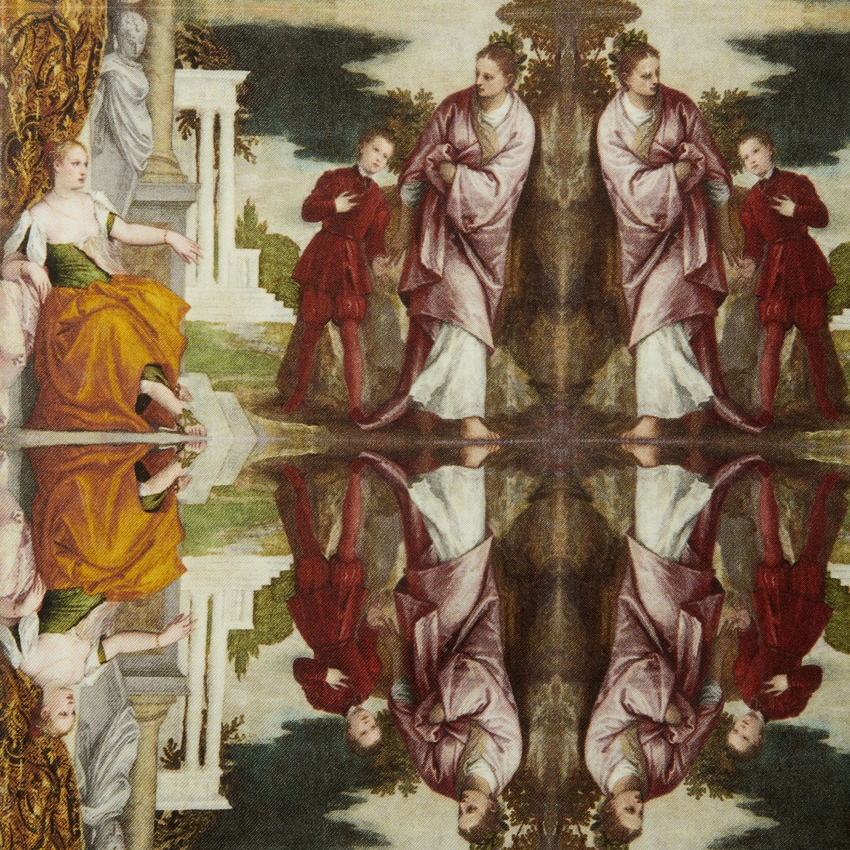 Pañuelo de seda "Un joven de la...