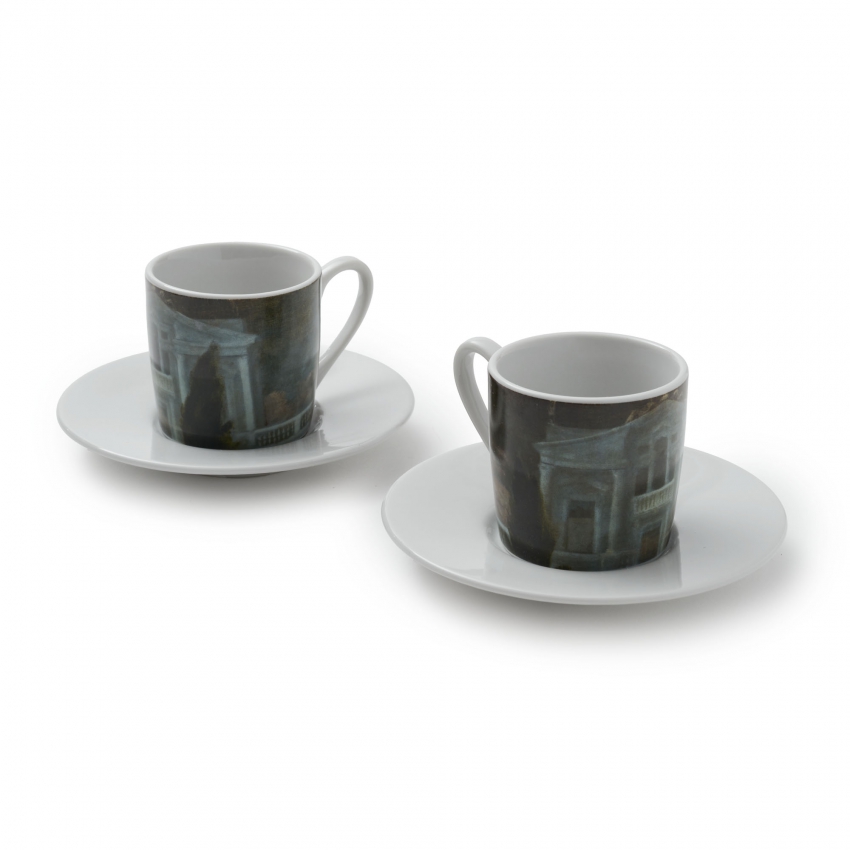 Set de 2 tazas y platos "Susana y los... Set de 2 tazas y platos "Susana y los...