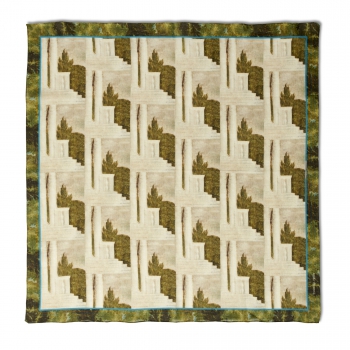 Veronese details silk scarf