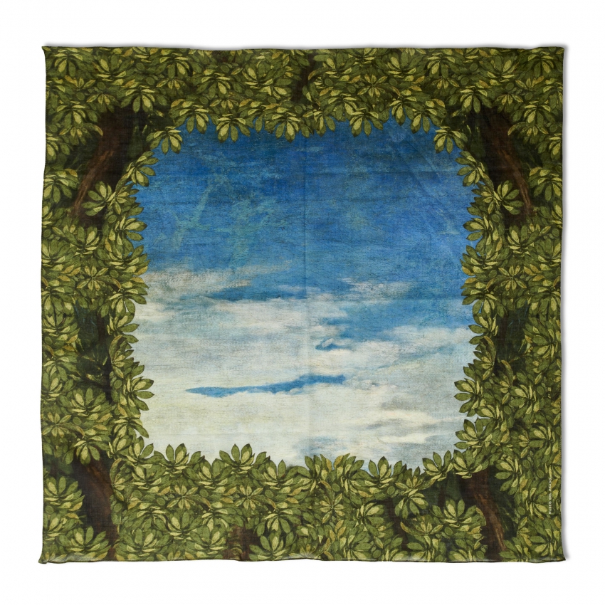 Leaves by Veronese scarf