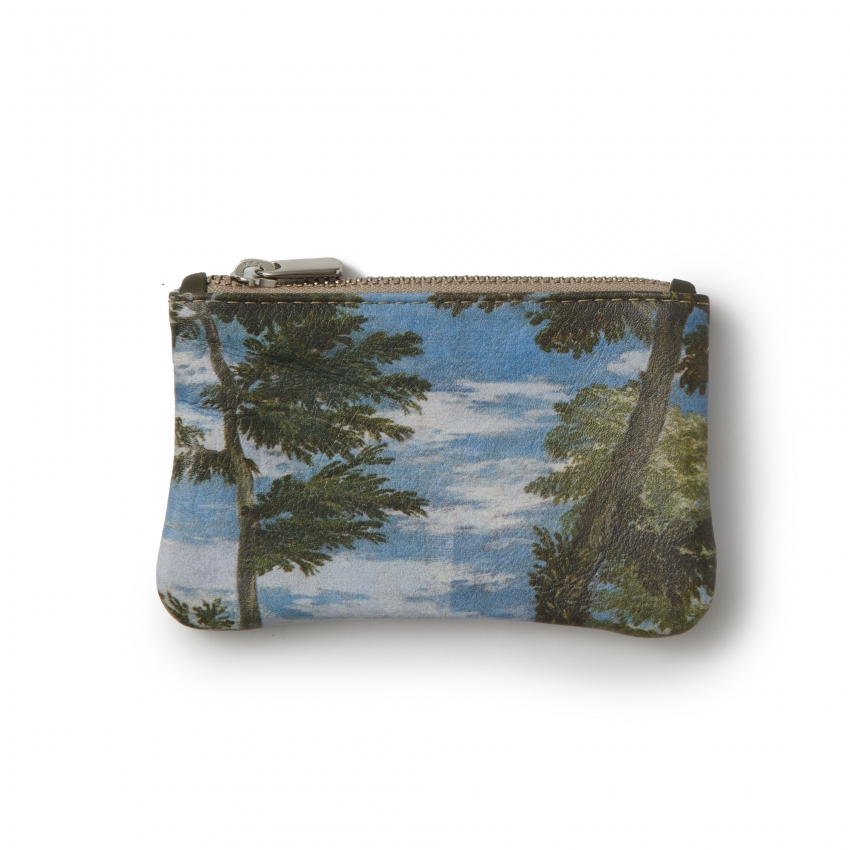 “The Finding of Moses” leather purse