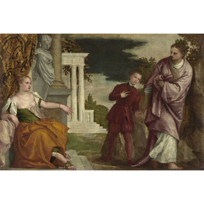 Monedero de piel "Un joven de la...