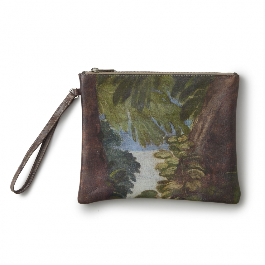 "Venus and Adonis" II leather handbag