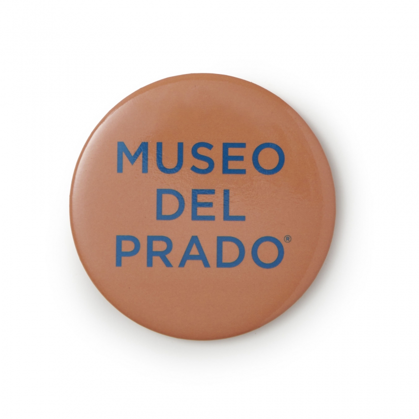 "Museo del Prado" orange pocket mirror