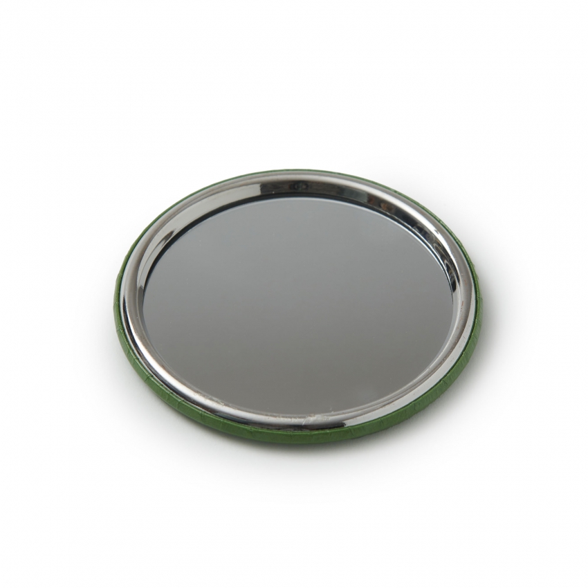 "Museo del Prado" green pocket mirror