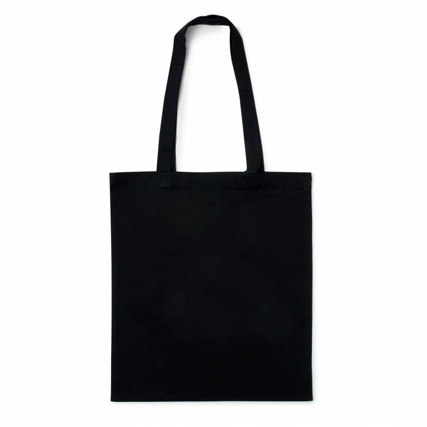Guadalupe black bag with flower design