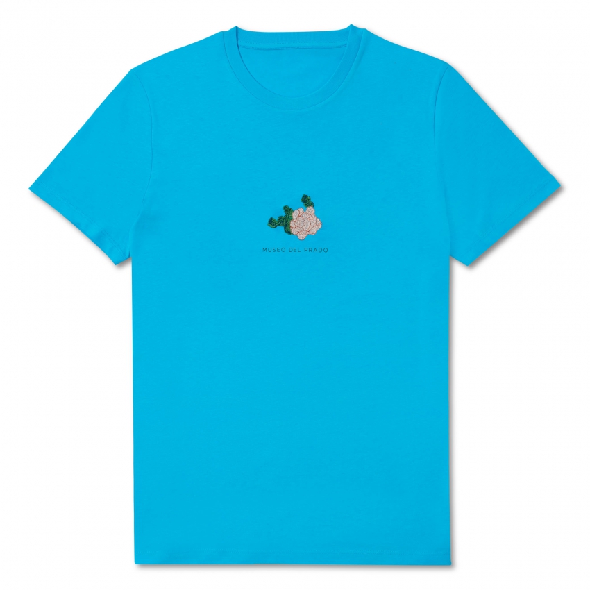 Camiseta Guadalupe Flor azul Camiseta Guadalupe Flor azul