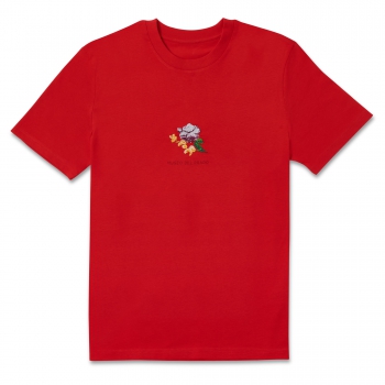 Camiseta Guadalupe Flor roja