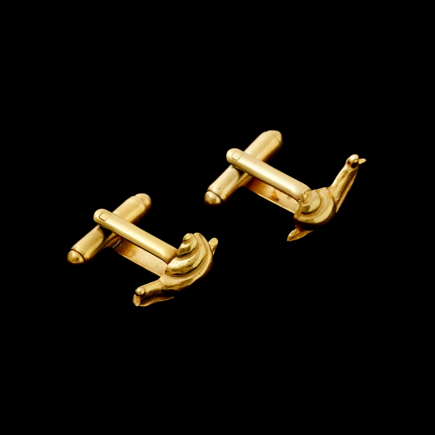 Snail Cufflinks “Dauphin's Treasure...