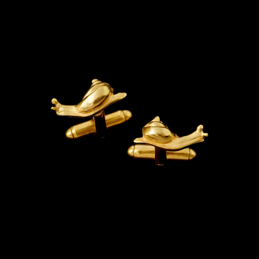 Snail Cufflinks “Dauphin's Treasure...