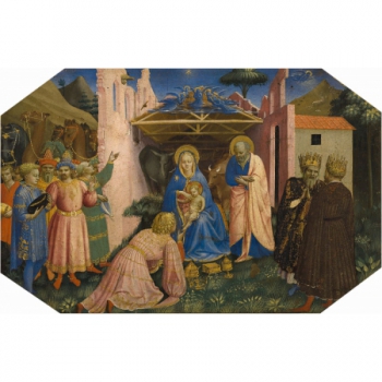 La Anunciación (detalle de...