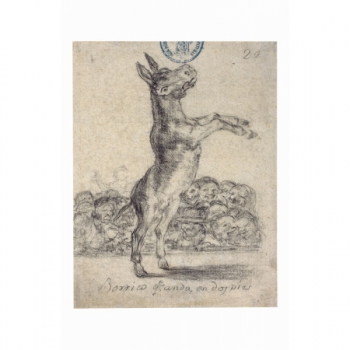 Borrico que anda en dos pies