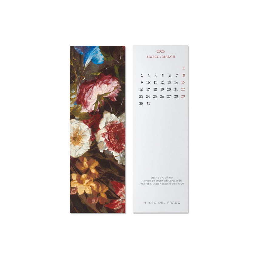 2026 "Botanics" bookmark calendar