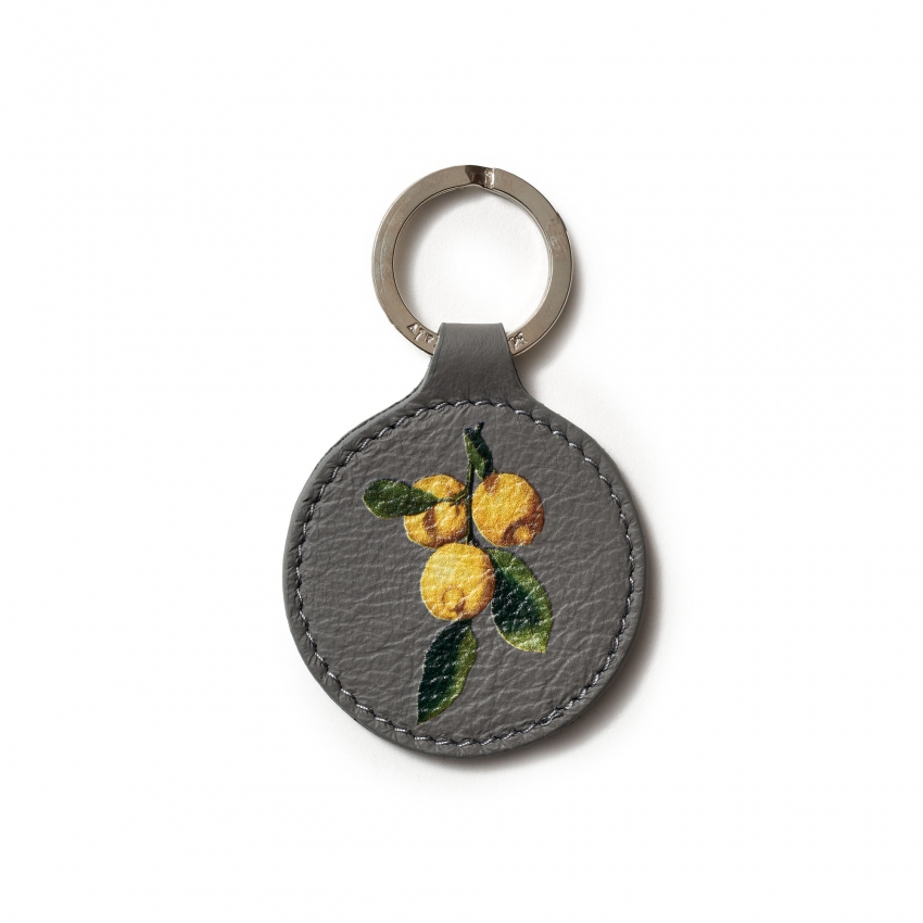 Llavero de piel "Limones"