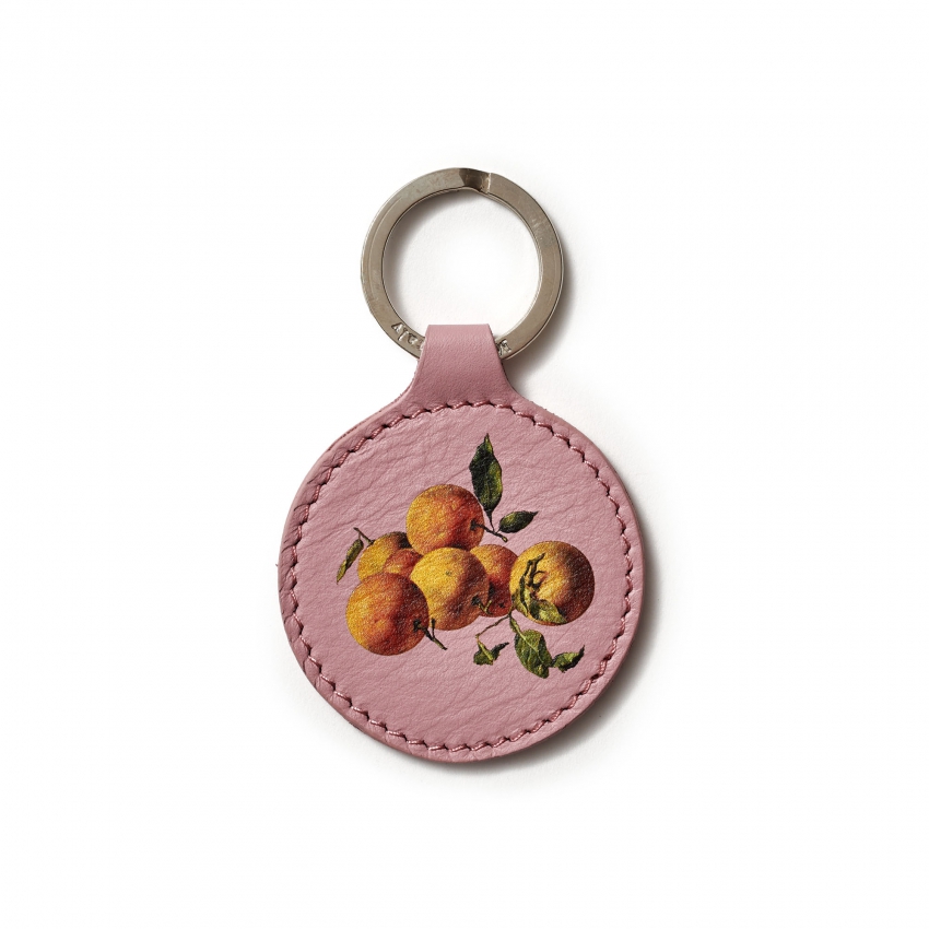 Llavero de piel "Naranjas"
