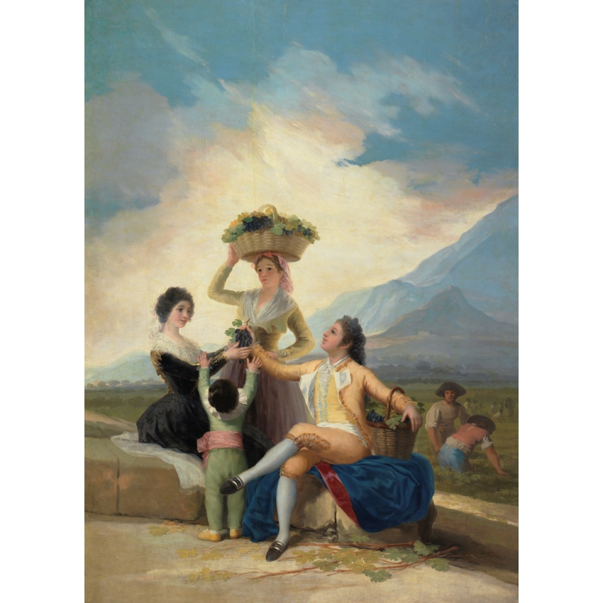 "The Grape Harvest or Autumn" micro...