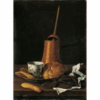 Bodegón con servicio de...