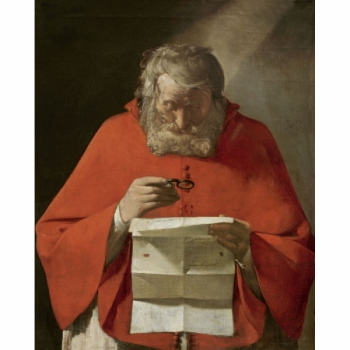San Jerónimo leyendo una carta