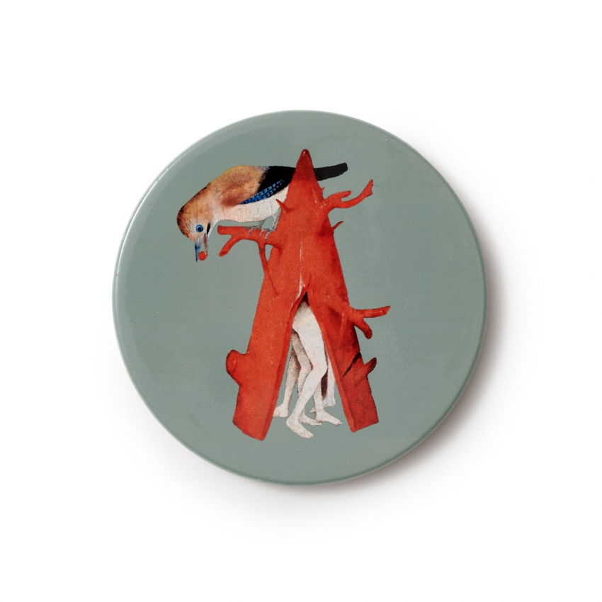 Prado Collection ceramic coaster (green)