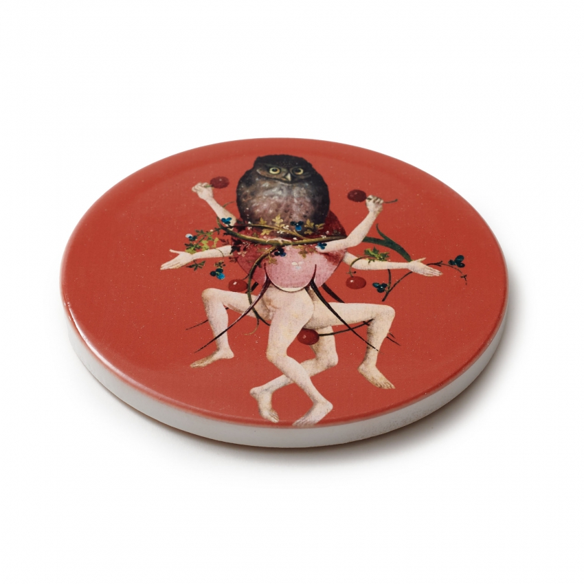 Prado Collection ceramic coaster (coral)