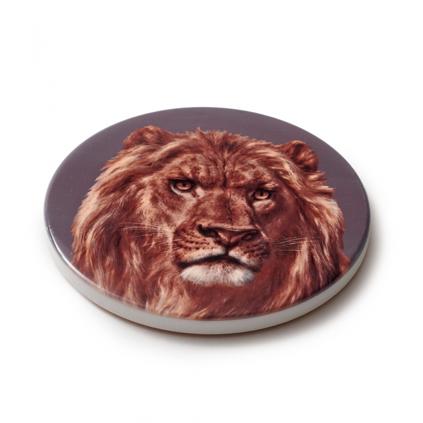 Prado Collection ceramic coaster (grey)