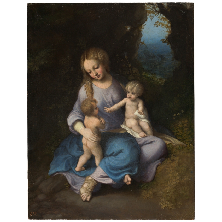 "The Virgin and Child with Saint...