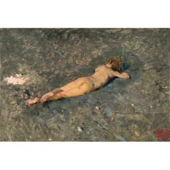 Desnudo en la playa de Portici