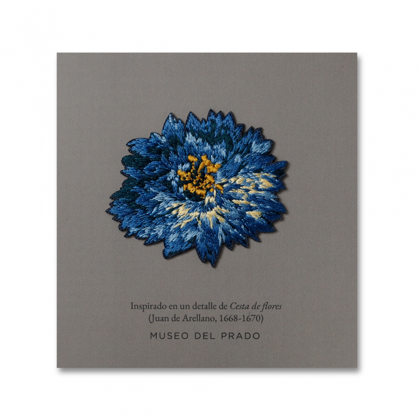 Prado Collection patch (blue flower)