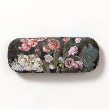 "Hollyhocks" glasses case