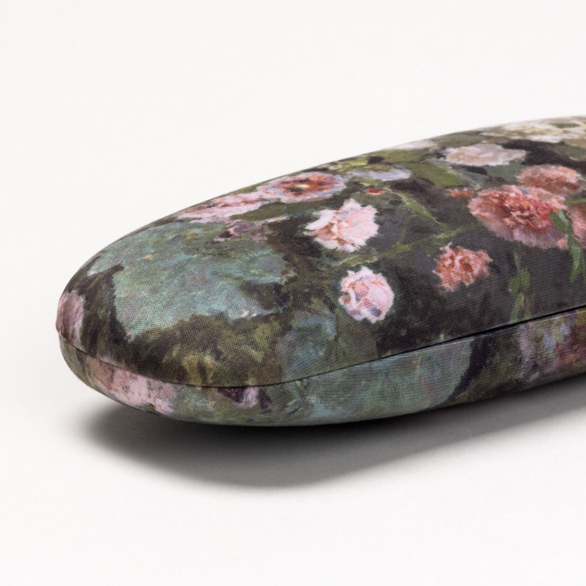 "Hollyhocks" glasses case
