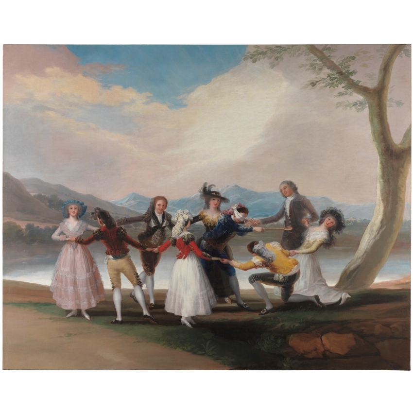 "Blind Man's Buff" glasses case