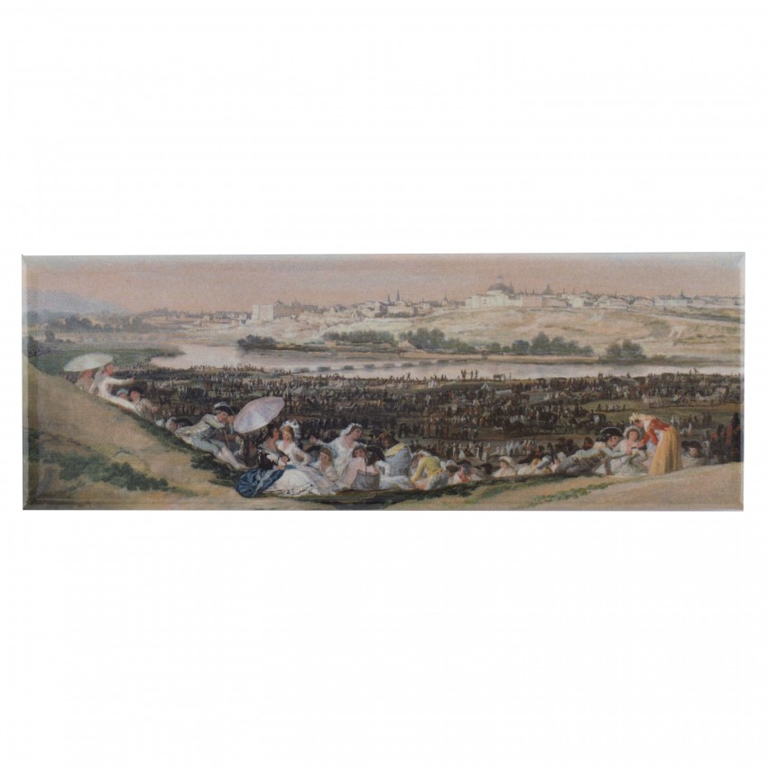 Imán panorámico "La pradera de san Isidro" Imán panorámico "La pradera de san Isidro"