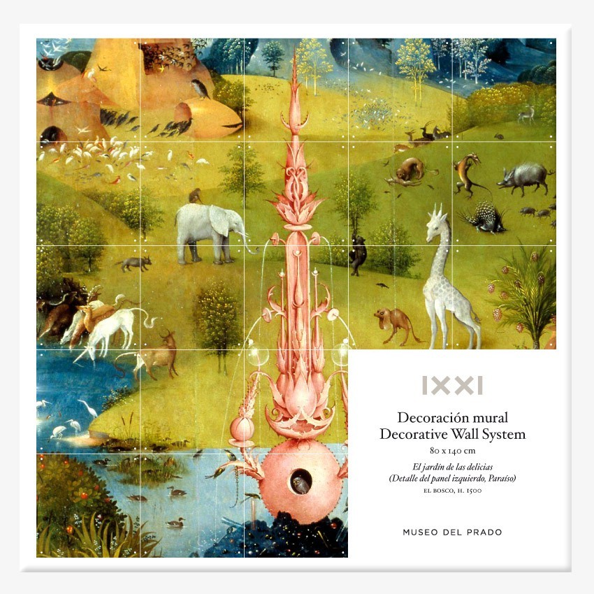 IXXI decorative wall system "The Garden of Earthly Delights" Paradise.  IXXI decorative wall system "The Garden of Earthly Delights" Paradise.