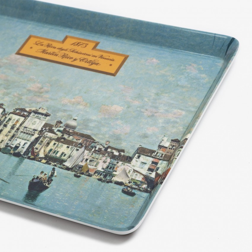 Bandeja "La Riva degli Schiavoni en Venecia" Bandeja "La Riva degli Schiavoni en Venecia"