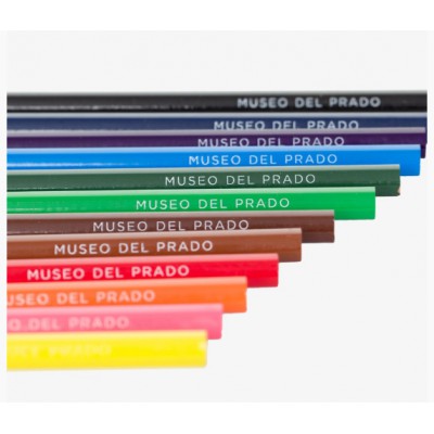 Caja de doce lápices de colores