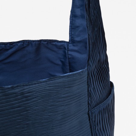 Bolso de seda Jim Thompson AZUL OSCURO (interior-azul)