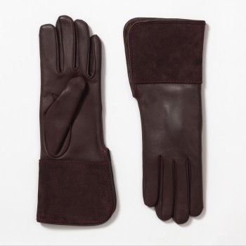 Guantes oscuros de piel Hombre talla 11
