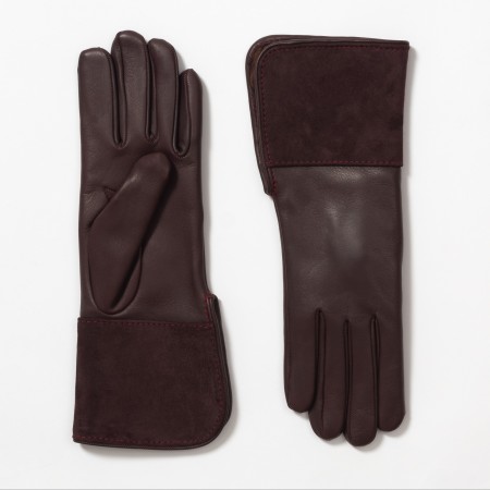 Guantes oscuros de piel Hombre talla 11