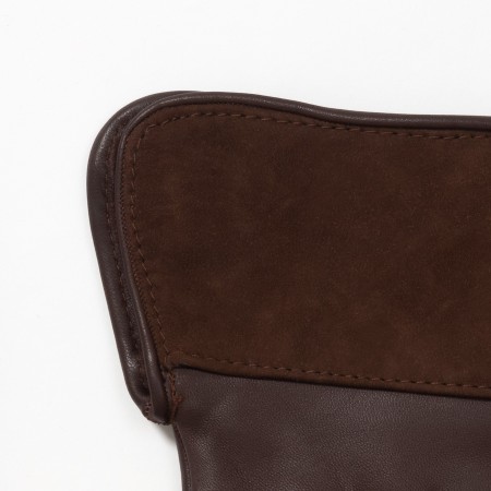 Guantes oscuros de piel Hombre talla 11